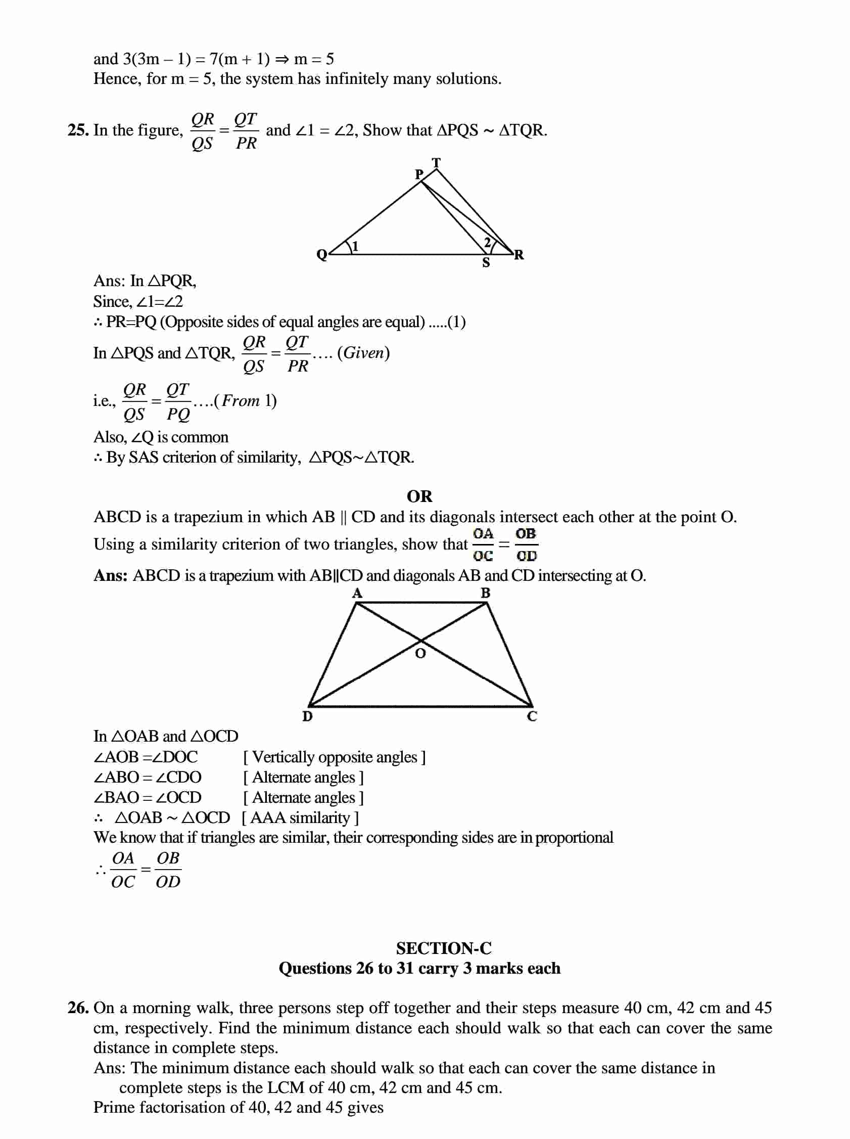 Sample paper class 10 Maths 2022-23

