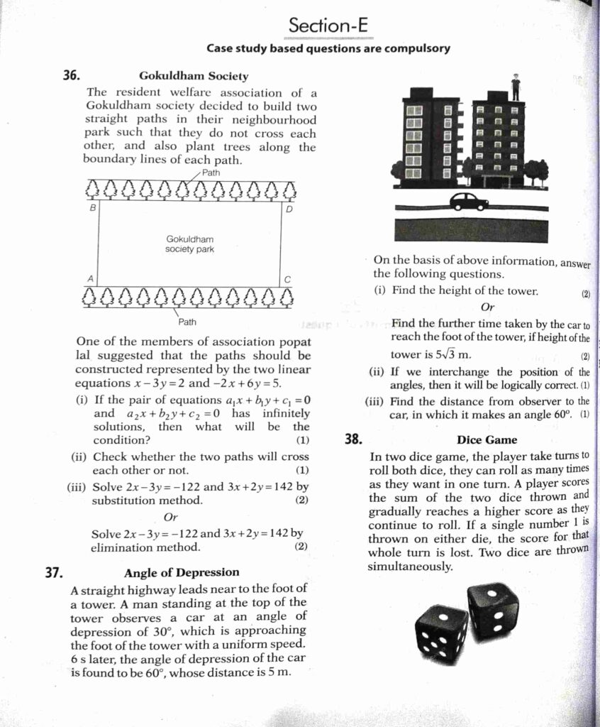 sample paper class 10 2023 cbse