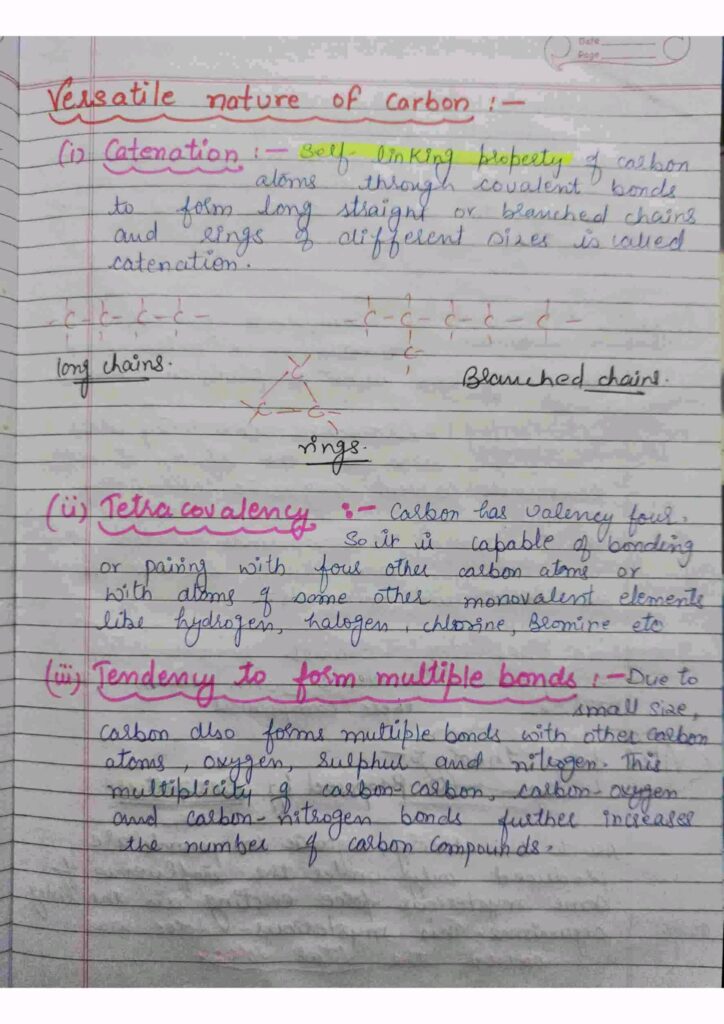 class 10 science notes pdf free download